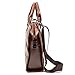 JINDILONG Mens PU Leather Briefcase 10-13.3 Inch Shoulder Laptop Bag Messenger Bag Waterproof Brown