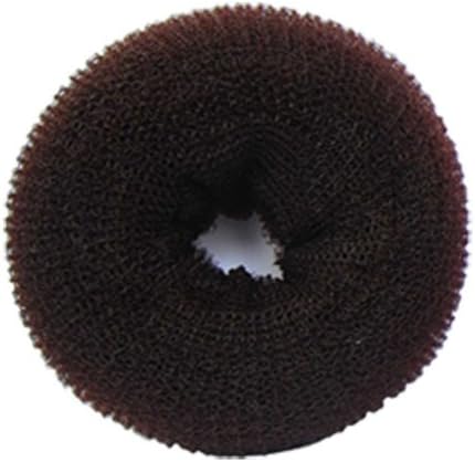 SaveGoodBuy 1 Piece Hair Styling Mesh Chignon Bun Maker (Brown Color-3 Size for Choose)
