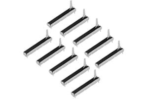 WMYCONGCONG 10 PCS Fader Variable Resistors 10K Ohm Slide Potentiometer Double Linear 10K Electronic Potentiometer