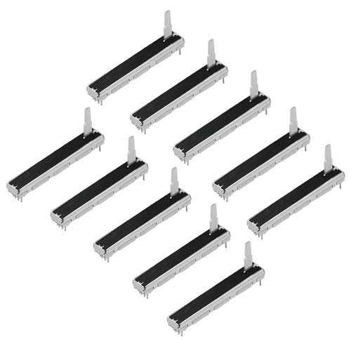 WMYCONGCONG 10 PCS 10K Ohm Slide Potentiometer Double Linear 10K Electronic Potentiometer