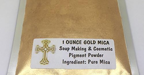 1 Ounce Bag 24K Gold Soap Sparkle Making Shimmer Cosmetics Pigment Powder Ingredient Pure Mica