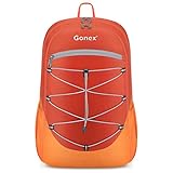 Gonex Ultralight Handy Travel Backpack, 25L Lightweight Packable Backpack Orange