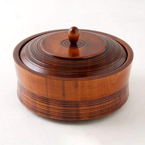 Amazon 木曽ろくろ蓋付鉢菓子器漆塗りkiso Rokuro Pot With A Lid Cake Box Lacquerware 卓上用品 オンライン通販