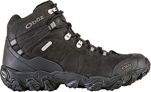 Oboz Men's Bridger BDRY Hiking Boot,Black,9.5 M US - Thumbnail 2
