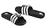 adidas Adissage Slides Sandal, Core Black/White/Black, 5 US Unisex Big Kid