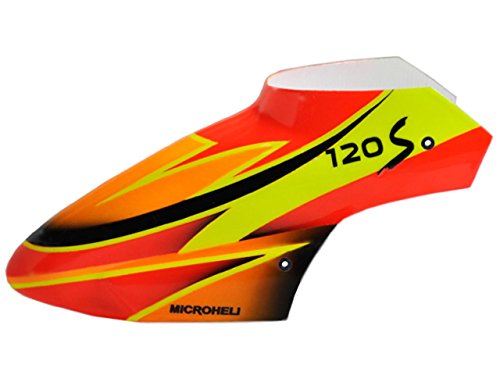Microheli Airbrush Fiberglass Fallen Maple Canopy - BLADE 120 S Microheli Airbrush Fiberglass Fallen Maple Canopy - BLADE 120 S