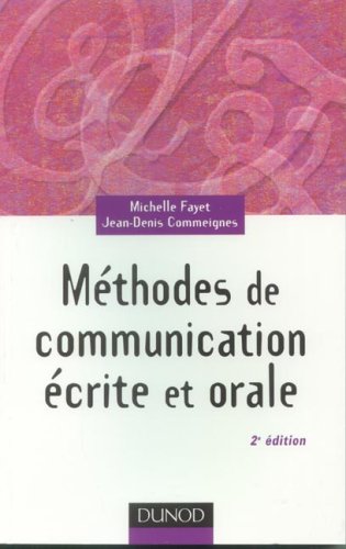 Méthodes de communication écrite et orale by (Paperback)