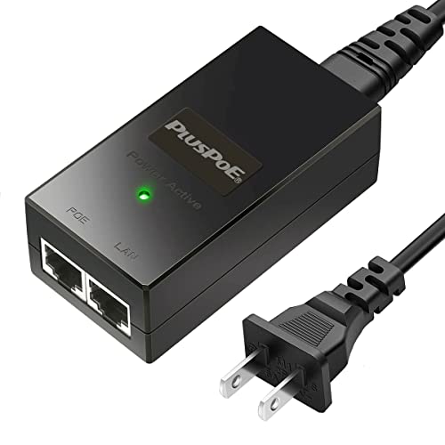 PoE Injector, 48V Power Over Adapter, 10/100Mbps IEEE802.3af