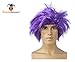 Purple Troll Costume Wig Evil Purple Troll Doll Wig Evil Wig
