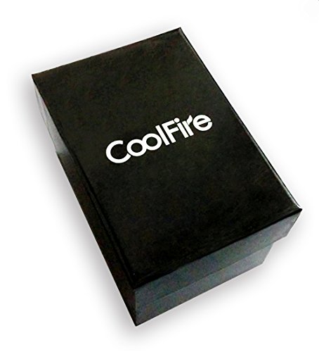 CoolFire - UV Free Solar Watch Fast Charger for All Eco Solar Watches for Men, Reloj Hombre Portable Battery Charger, for All Kinds of Sophisticated Eco Solar Watches (Black)