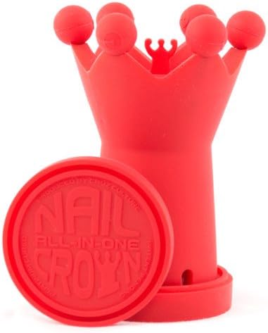 CRUZ CULTURE NAIL CROWN ORIGINAL COLOR CHANGING - RED (FREE METAL DAB TOOL SCOPPER &amp; NEEDLE POINT 4.5")