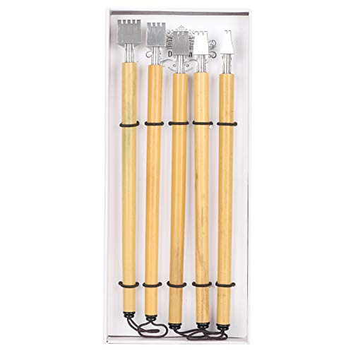 TOPINCN Dip Pen Set Manga Retro British Boxed Vintage Kit 5Pcs Supplies Art Word Practice Pen Bamboo Steel Writing Correction Supplies (Parallel Line Nib Set)