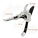 vilapur Pruning Shears,8 Inch Professional Pulley Shears SK-5 Steel Blade Sharp Anvil Hand Pruner with Safety Lock Less Effort Garden Tree Clippers