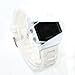 YouYouPifa Airplane Style Digital Display LED Rubber Strap Wrist Watch (White)