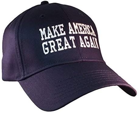 Make America Great Again Donald Trump Hat-Navy with White Embroidery