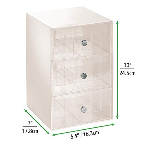 mDesign Plastic Kitchen Pantry, Countertop Organizer Storage