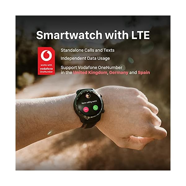 TicWatch-Pro-3-LTE-Smartwatch-Cellular-Connectivity-by-Vodafone-OneNumber-Wear-OS-by-Google-Heart-Rate-Sleep-Tracking-and-NFC-IP68-Swim-Ready-Long-Battery-Life Ticwatch Pro 3 LTE smartwatch, Wear OS by Google, Qualcomm Snapdragon Wear 4100 platform, heart rate sleep tracking and…