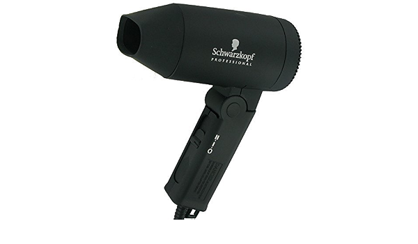 Homcom-Secador de pelo de viaje plegable negro schwarzkopf-vendedor  pro-Garantía de 1 año : Amazon.es: Belleza