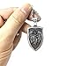 URDEAR Norse Viking Necklace Archangel St.Michael Saint Shield Protection Pendant Necklace Nordic Viking Rune Amulet Pendant Necklace Jewelry Gifts for Men Women