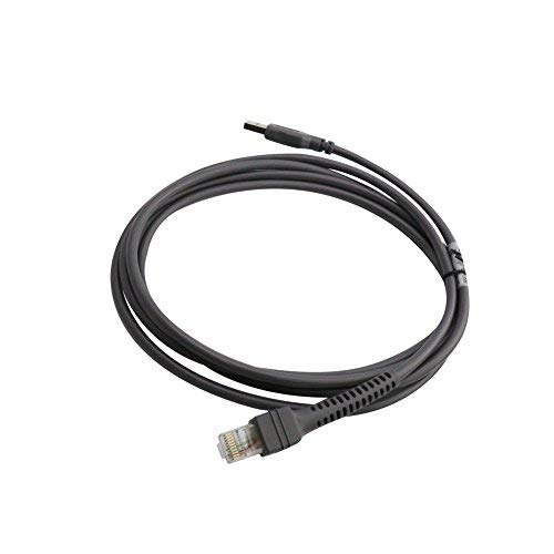 LS 2208 USB Cable for Motorola Symbol Zebra LS2208 LS1203 LS4208 LS4278 LS7708 LS9208 RJ45 Barcode Scanner CBA-U01-S07ZAR USB Cable 6 Ft