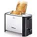 Maier Premium Compact Ultra Efficient 18/10 Stainless Steel 2 Slice Toaster with Long Lasting Heat Element – Perfect Toast Every Time