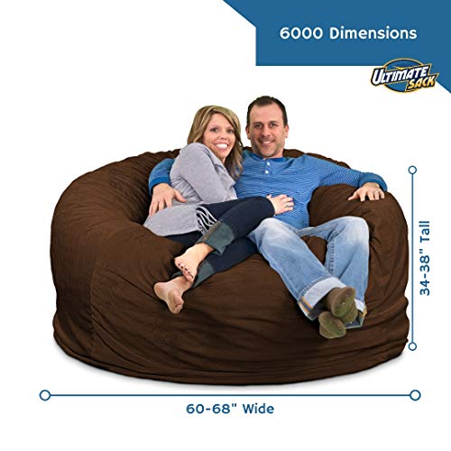 ULTIMATE SACK Bean Bag Chairs in Multiple Sizes and Colors Giant Foam