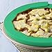 Cornucopia Brands Silicone Pie Crust Shields (2-Pack), Adjustable Pie Protectors, Green