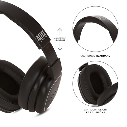 Altec Lansing Nanophones ANC 2.0, Wireless Over Ear Bluetooth Headphones with Noise Cancelling, 30 Hr Battery, Foldable Design, USB-C Charging, Voice Assistant Compatible 3