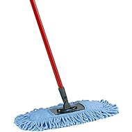 O-Cedar Dual-Action Microfiber Sweeper Dust Mop,Red