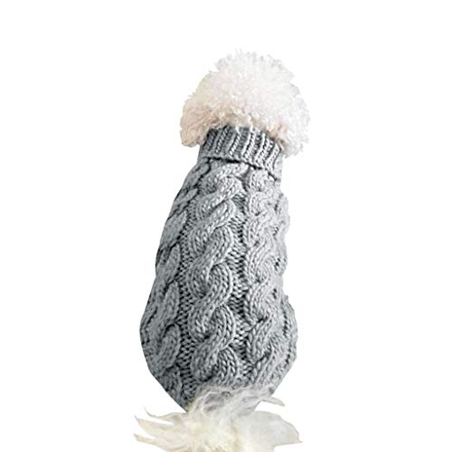 Aviat Pet Clothes Shirt,Dog Puppy Cat Autumn Winter Sweater Knitting Jacket Coat,Warm&Soft&Stylish Costume Craft Apparel Supply for Small Medium All Female or Male Dogs Pig Outdoor Indoor