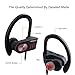 Holigoo Bluetooth Headphones Wireless Earbuds 4.1 Sports Sweatproof Earphones, Premium Sound with Bass Noise Reducing, AptX Pure Sound, Secure Fit Bluetooth Headset for Running, Workout and Gym(Black)