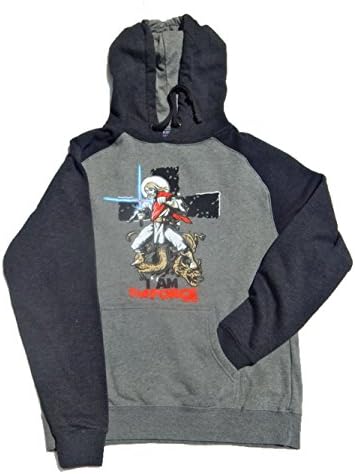 1body 1spirit Men's I Am The Force! Jedi Christian Hoodie (Medium)