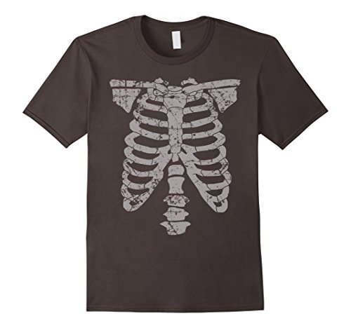 Skeleton Shirt, Distressed and Faded Halloween Costume Gift