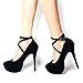 Women Ankle Strap Platform Pump Stiletto Party Dress Heel