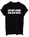 Oh My Josh I'm So Dun Print Women T shirts Cotton Casual Funny T Shirt,Black,US S