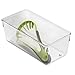 iDesign Linus Plastic Kitchen Drawer Organizer for Silverware, Spatulas, Cutlery, Gadgets, Office Supplies, Cosmetics, 4
