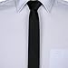 Elviros® Mens Eco-friendly Fashion Solid Color Slim Tie 2.4'' (6cm) (1.6
