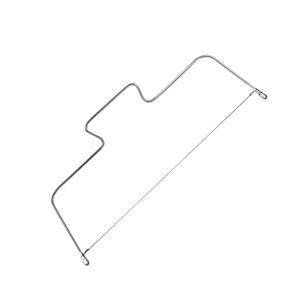 FMprofessional 2 Wire Cake Floor Cutter + 2 Wires Stainless Steel Silver Approx. 34 cm