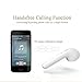 Wireless Bluetooth Earbuds, White Headphones with Built-in mic Noise-canceling Stereo Headset with Carrying Charging case for iOS/Samsung/Androidthumb 1