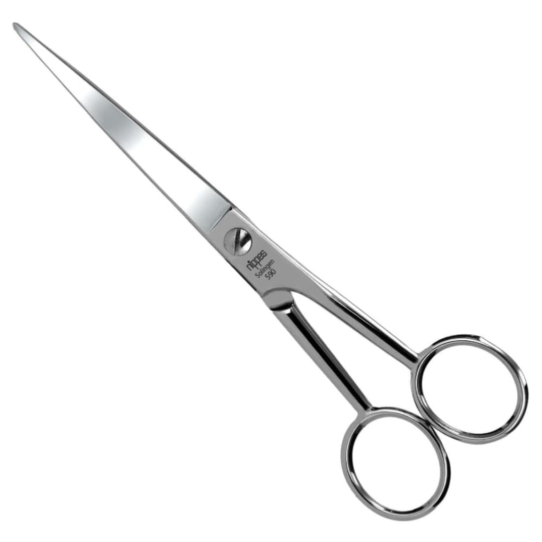 Nippes Solingen Hairdressing Scissors 1 Piece Nickel Plated Steel 17cm