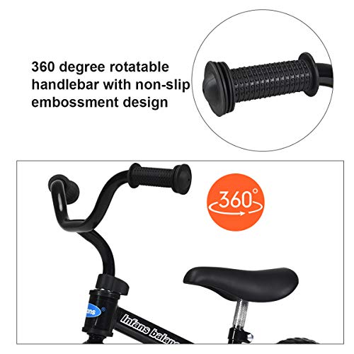 INFANS Lightweight Balance Bike, Kids Training Bicycle with Height