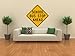 Street & Traffic Sign Wall Decals - School Bus Stop Ahead Word Sign - 12 inch Removable Graphic