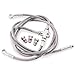 HONDA 1975-1978 GL 1000 Goldwing GALFER BRAIDED STAINLESS STEEL FRONT BRAKE LINE KIT