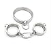 BDSM Metal Bondage Toys Collar to Handcuffs Sexy Slave Fetish Harness Restraint Kit, Alternative Toys for Adults/Unisex – Press Lock,Malethumb 2