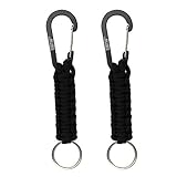 EOTW Paracord Keychain Quick Replease Keychain Clip Ring with Carabiner Military Grade Utility Survival Paracord for Keys Knife for Outdoor Camping 2Pack