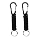 EOTW Paracord Keychain Quick Release Keychain Clip Ring with Carabiner Military Grade Utility Survival Paracord for Keys Knife for Outdoor Camping 2Pack