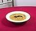 50 Disposable White Gold Trim Plastic Soup Bowls | 14 oz. Premium Heavy Duty Disposable Dinnerware with Real China Design | Safe & Reusable and Great for Parties or Weddings. (50-Pack) Gold