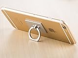 Cell Phone Ring Holder Phone Ring Stand with Car Mount Base for Cell Phone and Ipad (Gold)