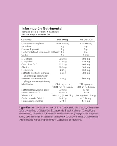 Ambigen | Her Suplemento Alimenticio a base de Antioxidantes, Aminoacidos y Vitaminas | 120 caps