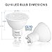 Banord GU10 LED Light Bulbs 10 pack, 5W(50W Halogen Bulb Equivalent),6000K(Daylight White),450 lm 40° Home LED lights bulbs for Appliances,Kitchen,Outdoors,Office, Restaurants, and Stores